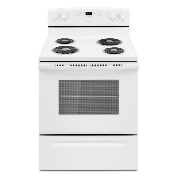 Cuisinière électrique amana® avec températures bake assist, 30 po Amana® YACR4303MFW