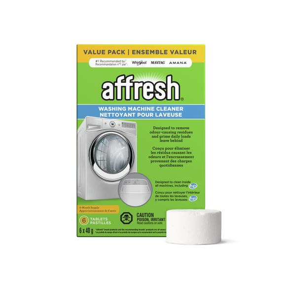 Nettoyant pour laveuse affresh® -  6 pastilles Affresh® W10501250B