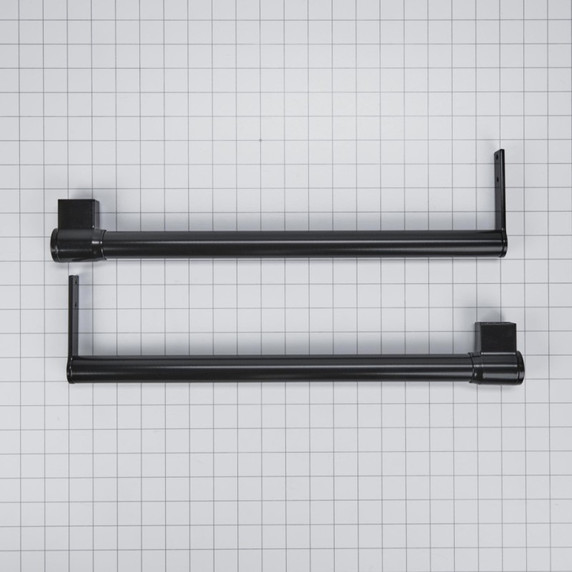 Trousse de poignées pour réfrigérateur à congélateur supérieur noir W10721893