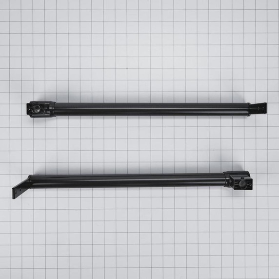 Trousse de poignées pour réfrigérateur à congélateur supérieur noir W10721893