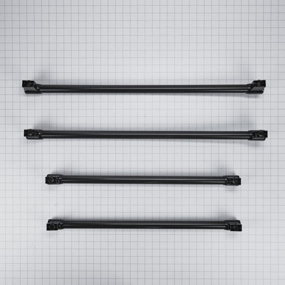 Trousse de poignées pour réfrigérateur à portes françaises noir W10716735