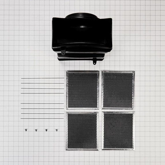 Trousse de recirculation d’air pour hotte de cuisinière sur îlot W11430922
