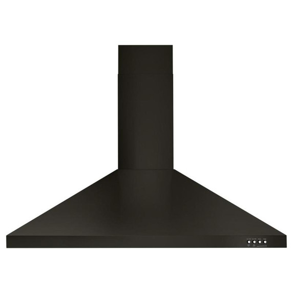Whirlpool® Hotte de cuisinière contemporaine murale en acier inoxydable noir - 36 po WVW53UC6HV