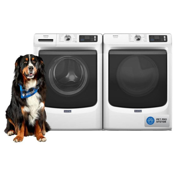 Maytag® Laveuse à chargement frontal intelligente Animal Pet Pro - 5.8 pi cu (C.E.I.) MFW7020RW