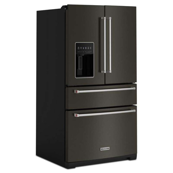 Réfrigérateur à portes françaises multiples KitchenAid® avec intérieur platine KRMF536RBS