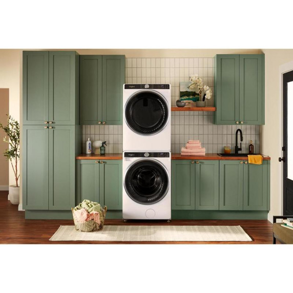 Whirlpool® Sécheuse intelligente au gaz certifiée ENERGY STAR® avec options à vapeur de 7,4 pi cu WGD6720RW