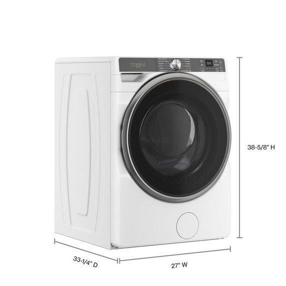 Whirlpool® Laveuse à chargement frontal intelligente certifiée ENERGY STAR® avec système de ventilation FreshFlow™ et technologie de lavage intelligent IA de 5.8 pi cu WFW6720RW
