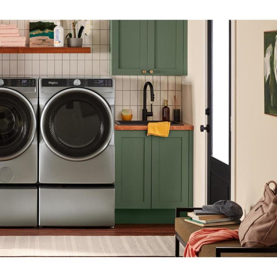 Whirlpool® Sécheuse intelligente au gaz certifiée ENERGY STAR® avec options à vapeur de 7,4 pi cu WGD6720RR