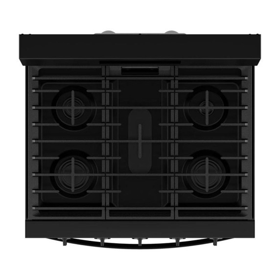 Whirlpool® Cuisinière au gaz de 30 pouces avec friture et cuisson à air, autonettoyante avec préchauffage WFGS5030RB