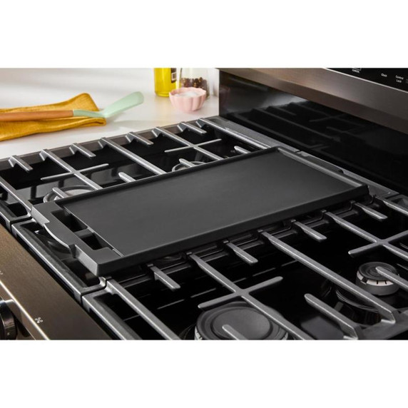 Whirlpool® Cuisinière au gaz de 30 pouces avec friture et cuisson à air, autonettoyante avec préchauffage WFGS5030RV