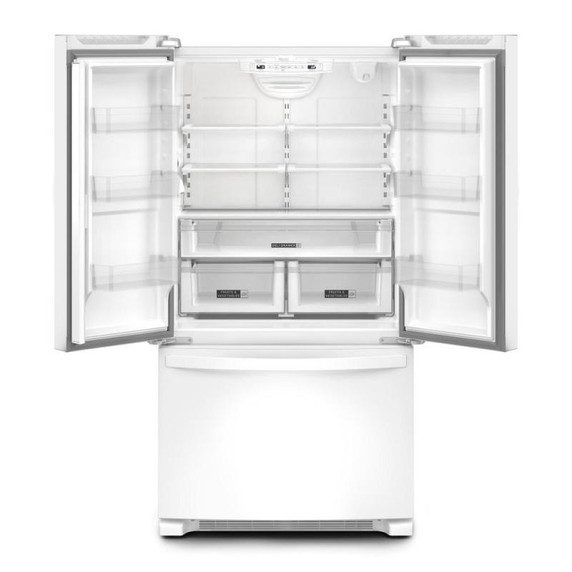 Whirlpool® Réfrigérateur à portes françaises, profondeur de comptoir et congélateur inférieur - 36po - 20picu WRFC2036RW