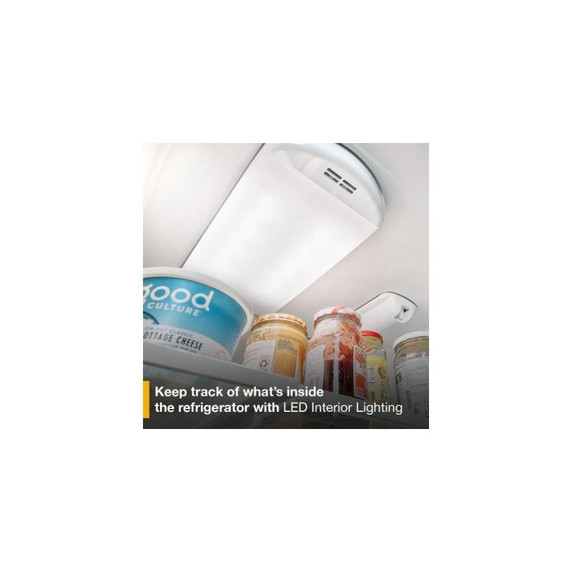 Whirlpool® Réfrigérateur à portes françaises, profondeur de comptoir et congélateur inférieur - 36po - 20picu WRFC2036RW