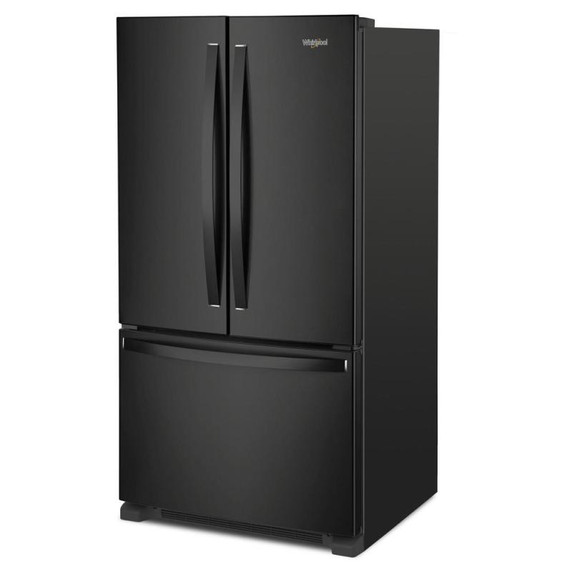 Whirlpool® Réfrigérateur à portes françaises, profondeur de comptoir et congélateur inférieur - 36po - 20picu WRFC2036RB