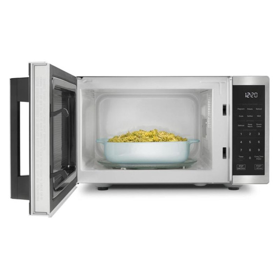 Whirlpool® Four à micro-ondes de comptoir avec nettoyage à la vapeur de 900 watts - 0.9 pi cu WMCS3019RS
