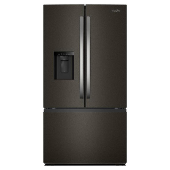 Whirlpool® Réfrigérateur à portes françaises avec distributeur d'eau et machine à glaçons dans la porte - 36 po - 30 pi cu WRFF3536SV