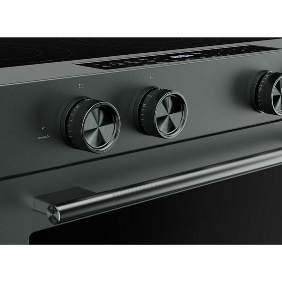 Kitchenaid® Cuisinière électrique coulissante avec deux éléments Even-Heat™ Hyper et modes de cuisson à convection - 5,3 pi cu YKSES530SJP