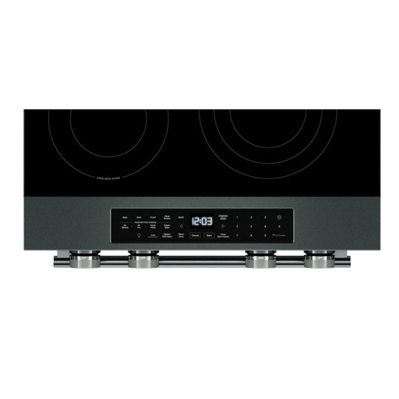 Kitchenaid® Cuisinière électrique coulissante avec deux éléments Even-Heat™ Hyper et modes de cuisson à convection - 5,3 pi cu YKSES530SJP