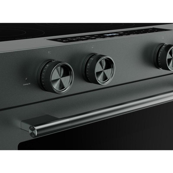 Kitchenaid® Cuisinière électrique coulissante avec deux éléments Even-Heat™ Hyper et modes de cuisson à convection - 5,3 pi cu YKSES530SJP