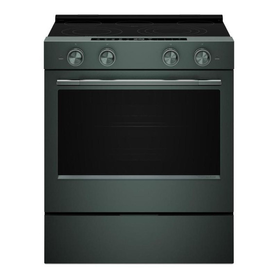 Kitchenaid® Cuisinière électrique coulissante avec deux éléments Even-Heat™ Hyper et modes de cuisson à convection - 5,3 pi cu YKSES530SJP