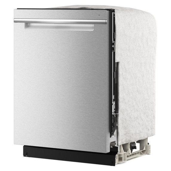 Lave-vaisselle Whirlpool® de 24 pouces avec fonction de lavage à couverture totale et séchage automatique à l'air libre, en acier inoxydable résistant aux traces de doigts WDPS8024SZ