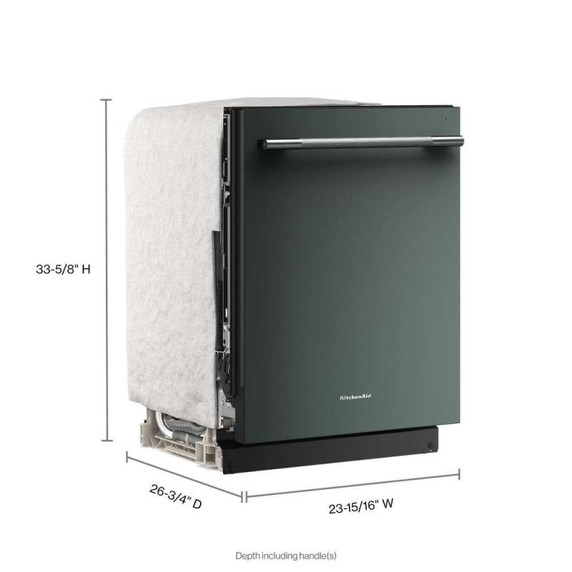 Kitchenaid® Lave-vaisselle à troisième panier avec Max Jets™ à 360° et système de séchage ProDry™ - 44 dBA KDTS424SJP