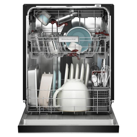 Kitchenaid® Lave-vaisselle à troisième panier avec Max Jets™ à 360 ° et système de séchage ProDry™ - 44 dBA KDFS424SBE