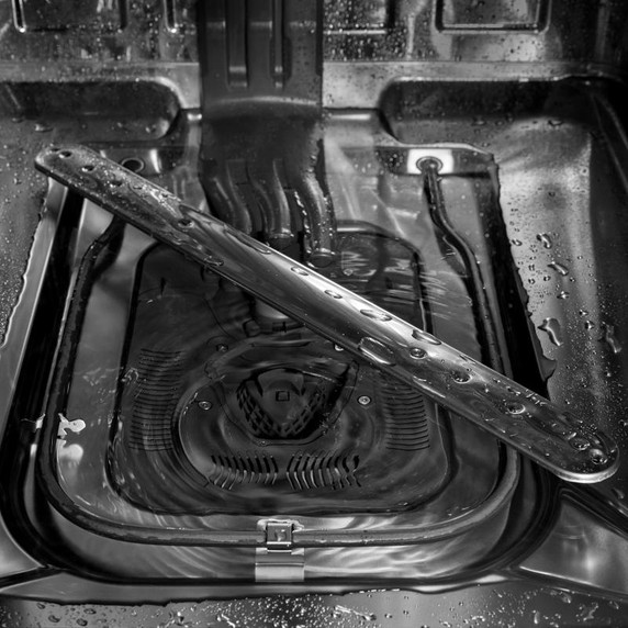 Kitchenaid® Lave-vaisselle à troisième panier avec Max Jets™ à 360° et système de séchage avancé ProDry™ et éclairage à DEL ultra vif - 44 dBA KDPS724SPS