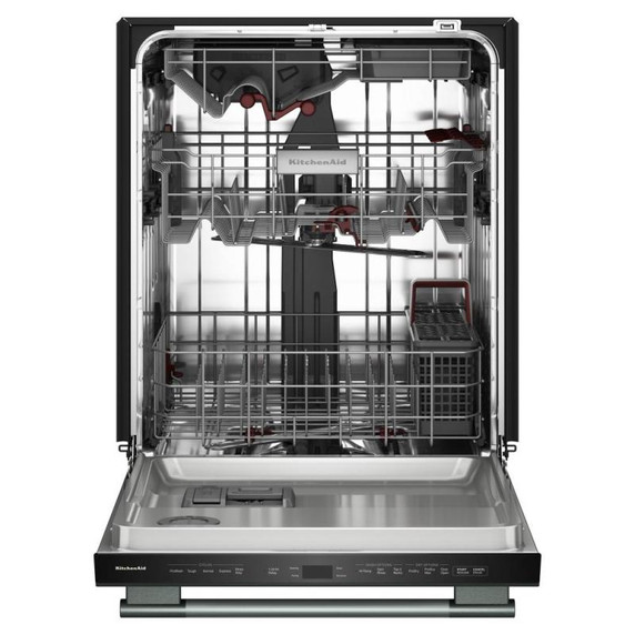Kitchenaid® Lave-vaisselle à troisième panier avec Max Jets™ à 360° et système de séchage avancé ProDry™ et éclairage à DEL ultra vif - 44 dBA KDTS724SJP