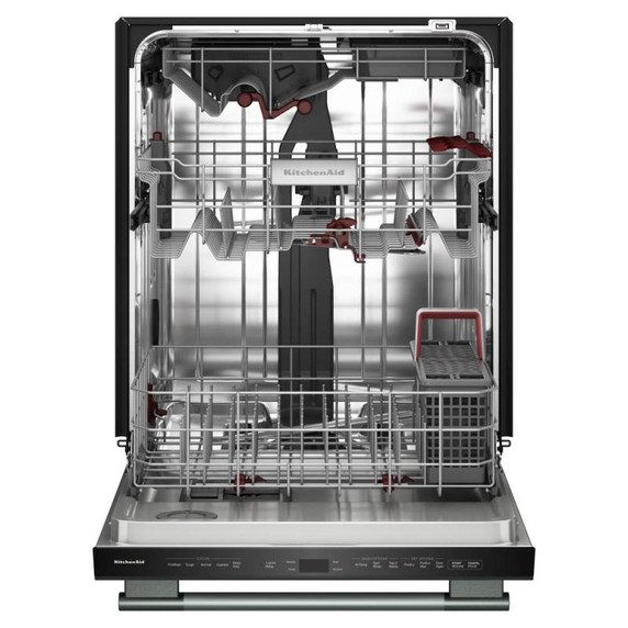Kitchenaid® Lave-vaisselle à troisième panier avec Max Jets™ à 360° et système de séchage avancé ProDry™ et éclairage à DEL ultra vif - 44 dBA KDTS724SJP