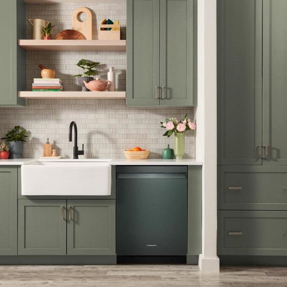 Kitchenaid® Lave-vaisselle à troisième panier avec Max Jets™ à 360° et système de séchage avancé ProDry™ - 44 dBA KDPS624SJP
