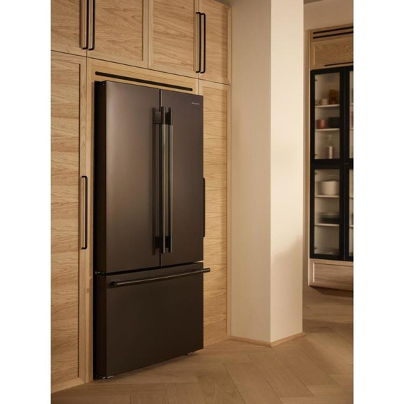 Kitchenaid® Réfrigérateur à portes françaises et profondeur de comptoir avec distributeur intérieur - 24 pi cu et 26 po KRFC236SBE