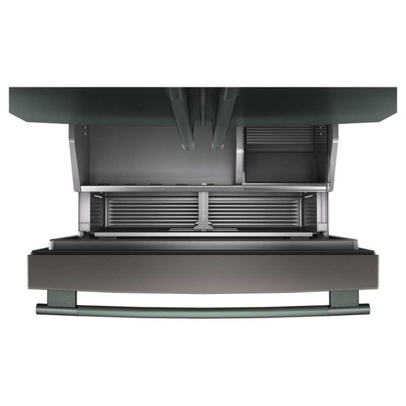 Kitchenaid® Réfrigérateur à portes françaises et profondeur de comptoir avec distributeur intérieur - 24 pi cu et 26 po KRFC236SJP