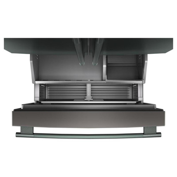 Kitchenaid® Réfrigérateur à portes françaises et profondeur de comptoir avec distributeur intérieur - 24 pi cu et 26 po KRFC236SJP