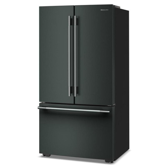 Kitchenaid® Réfrigérateur à portes françaises et profondeur de comptoir avec distributeur intérieur - 24 pi cu et 26 po KRFC236SJP