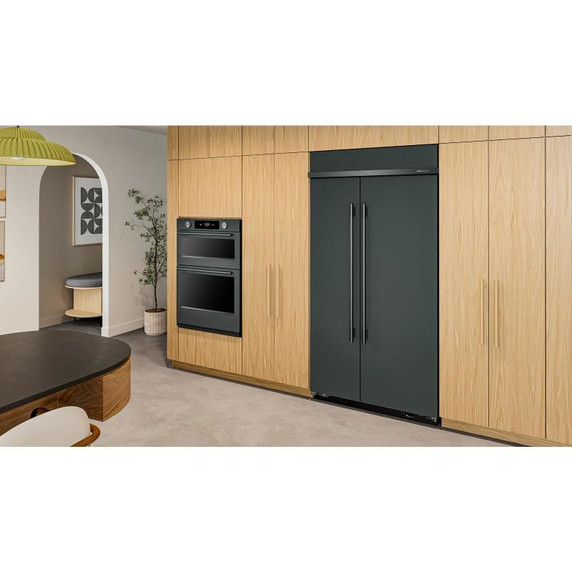 Kitchenaid® Réfrigérateur côte à côte encastré avec intérieur platine - 42 po - 25.5 pi cu KBSN742SJP