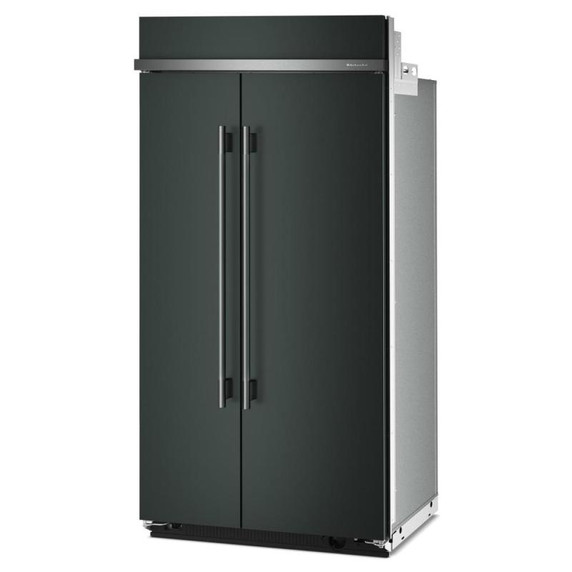 Kitchenaid® Réfrigérateur côte à côte encastré avec intérieur platine - 42 po - 25.5 pi cu KBSN742SJP
