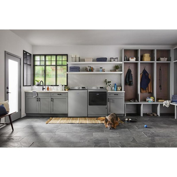 Maytag® Laveuse à chargement vertical Animal Pet Pro avec agitateur, option Extra Power et cycle d’assainissement avec Oxi - 6 pi cu MTW7205RR