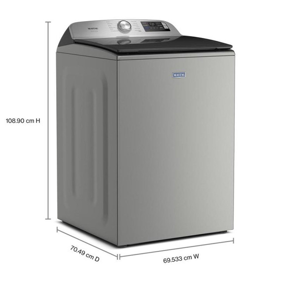 Maytag® Laveuse à chargement vertical Animal Pet Pro avec agitateur, option Extra Power et cycle d’assainissement avec Oxi - 6 pi cu MTW7205RR