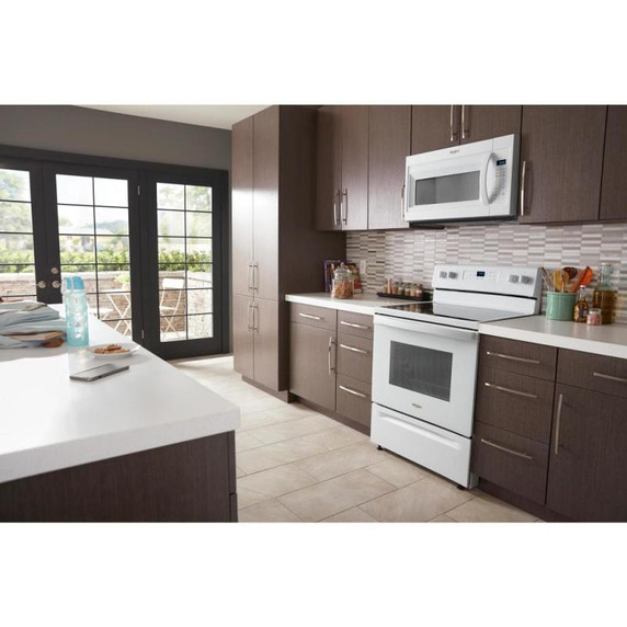 Whirlpool® Four à micro-ondes à hotte intégrée avec cuisson par détection - 1,9 pi cu - 1000 watts YWMMS3230SW