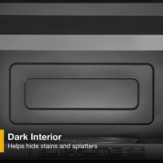 Whirlpool® Four à micro-ondes à hotte intégrée avec cuisson par détection - 1,9 pi cu - 1000 watts YWMMS3230SB