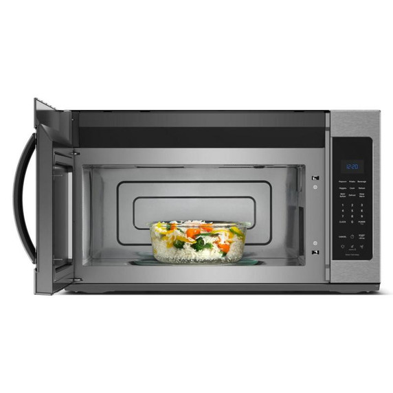 Whirlpool® Four à micro-ondes à hotte intégrée avec cuisson par détection - 1,9 pi cu - 1000 watts YWMMS3230SZ