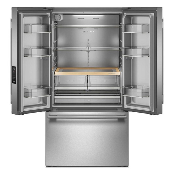 Kitchenaid® Réfrigérateur à portes françaises avec distributeur d’eau et de glaçons intérieur - 31 pi cu KRFF336SPS