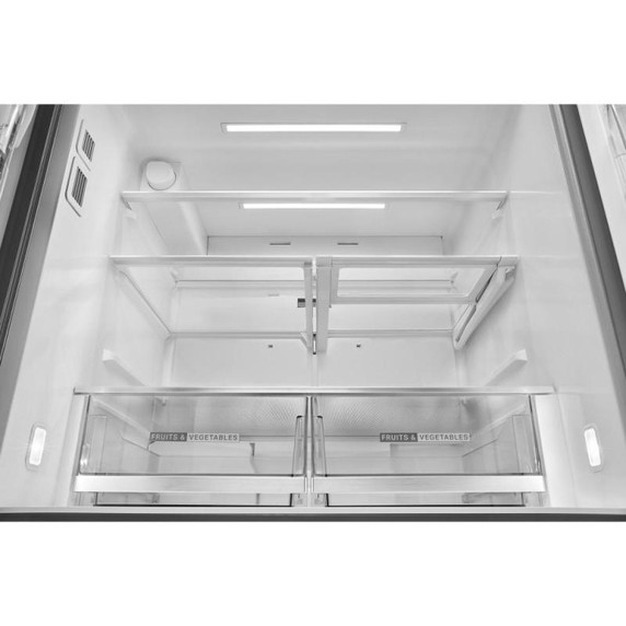 Réfrigérateur à portes françaises Whirlpool® et capacité familiale et tiroir à températures flexibles de 29 pi cu WRMF3536SZ