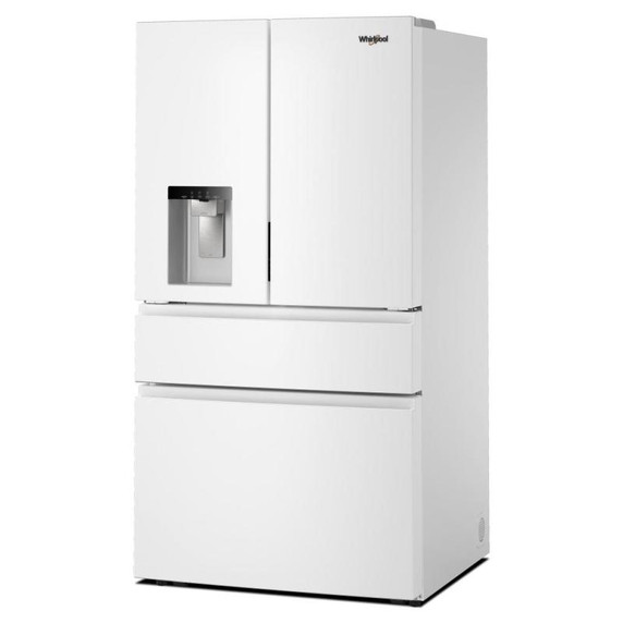 Réfrigérateur à portes françaises Whirlpool® et capacité familiale et tiroir à températures flexibles de 29 pi cu WRMF3536SW