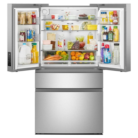 Réfrigérateur à portes françaises Whirlpool® et à capacité familiale et tiroir à températures flexibles de 30 pi cu WRMF3336SZ