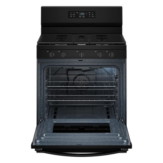 Whirlpool® Cuisinière au gaz avec technologie de cuisson à air et nettoyage à la vapeur- 30 po WFGS4530SB
