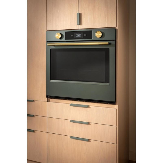 Kitchenaid® Four mural simple électrique intelligent de 30 pouces avec modes de cuisson assistée -Genévrier KOES730SJP