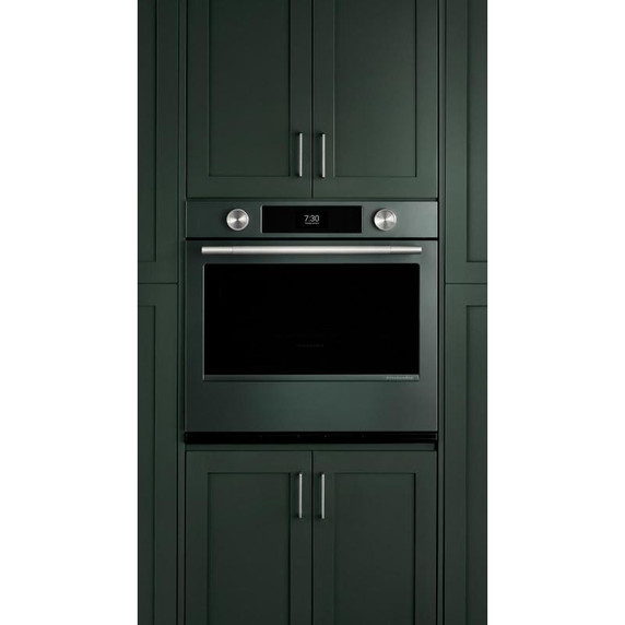 Kitchenaid® Four mural simple électrique intelligent de 30 pouces avec modes de cuisson assistée -Genévrier KOES730SJP