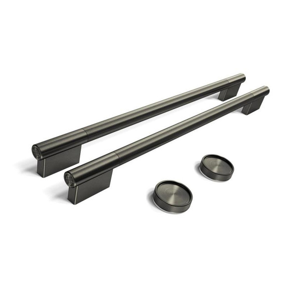 Trousse d'accessoires de personnalisation (poignées et boutons) couleur minerai noir pour four mural double de 30 po combiné avec four à micro-ondes KitchenAid® W11774415