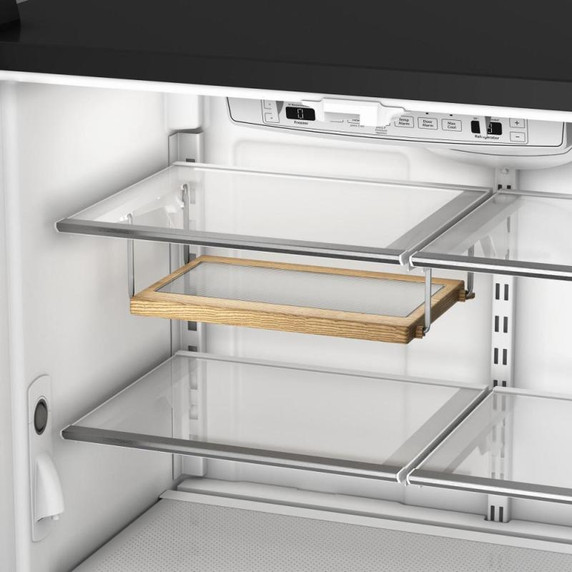Kitchenaid® Réfrigérateur à portes françaises, profondeur de comptoir et distributeur intérieur de 20 pi cu - 36 po KRFC136SPS